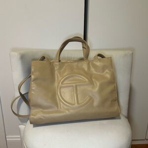 Telfar Cream Medium Bag